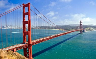 The Golden Gate Bridge in San Francisco, California, USA